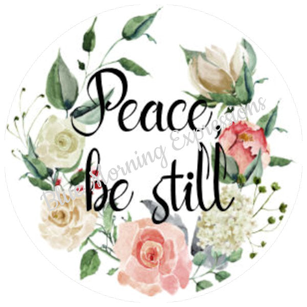 Handmade sticker Bible Verse