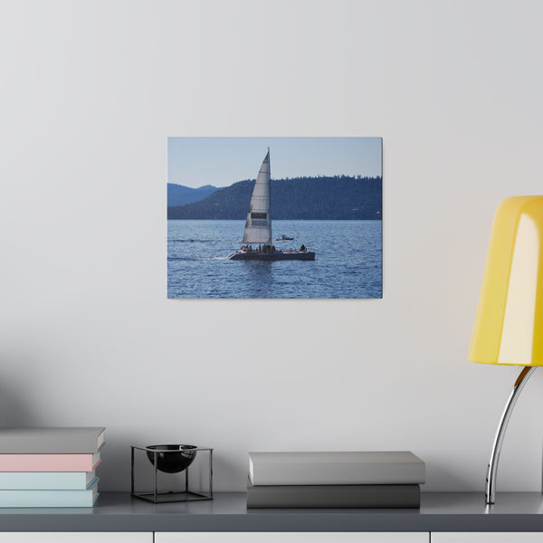 Lake Tahoe Sailboat Art Canvas Print 3 Sizes Premium Gallery Quality
