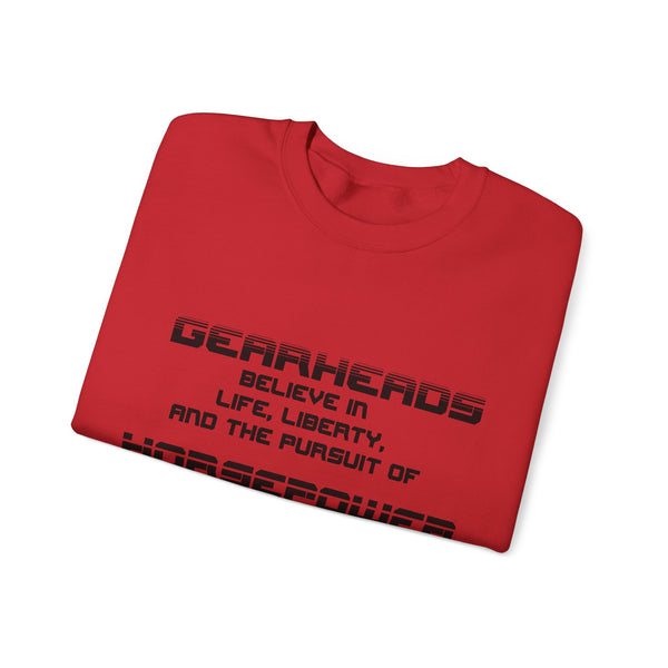 Gift for Gearheads Pursuit of Horsepower Unisex Heavy Blend™ Crewneck Sweatshirt