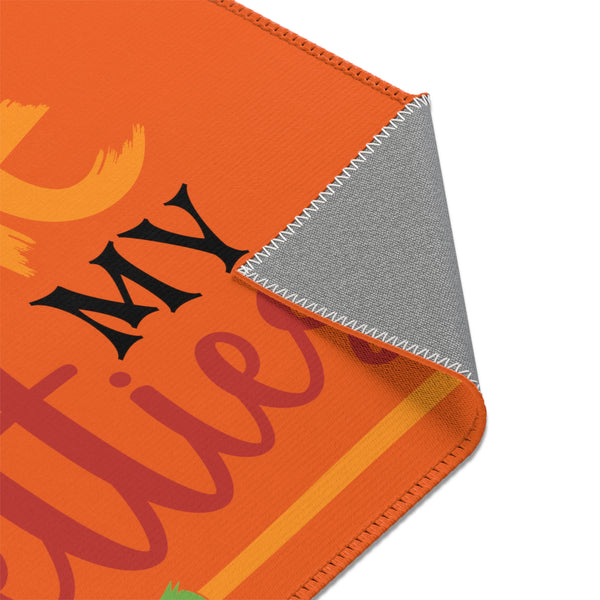 Witch’s Whimsy Welcome: Come In My Pretties – A Witch's Broomstick Enchanted Halloween Area Rug!