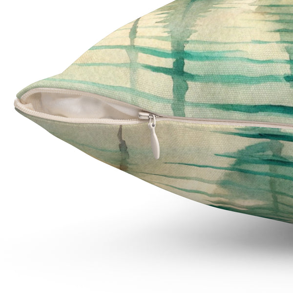 Nautical Throw Pillow, Sailboat Print, Coastal Home Decor, Beach House Accent,