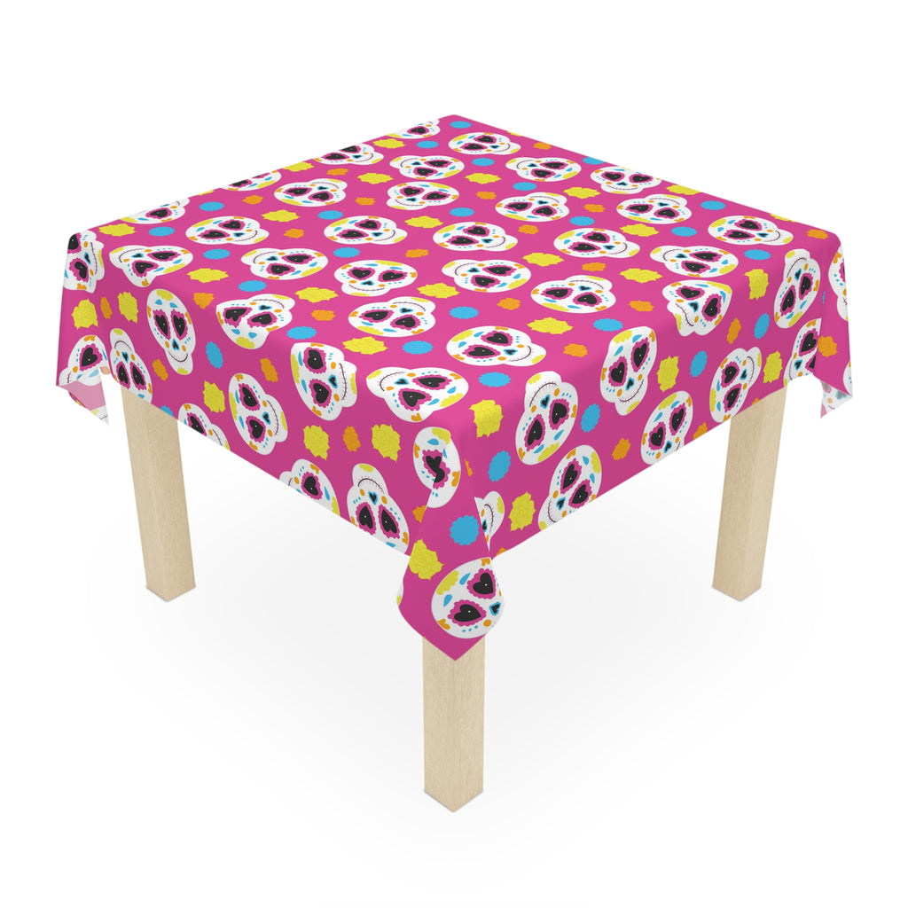 Pink Sugarskull Tablecloth Décor Day of the Dead