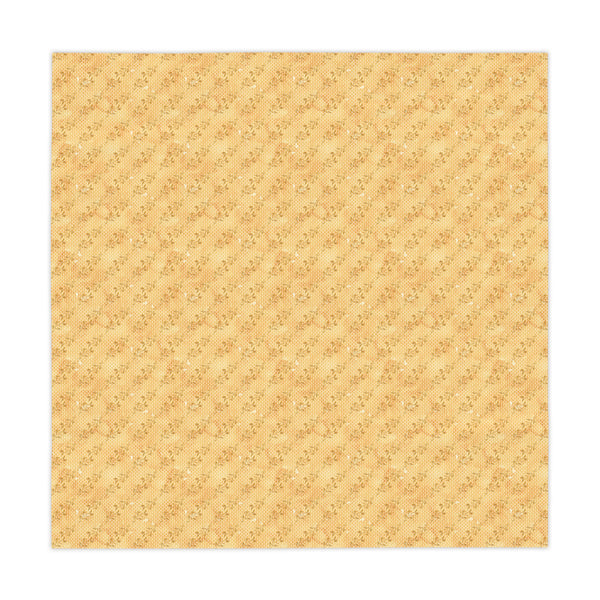 Fall Pattern Tablecloth Décor Autumn Leaves Gold Brown