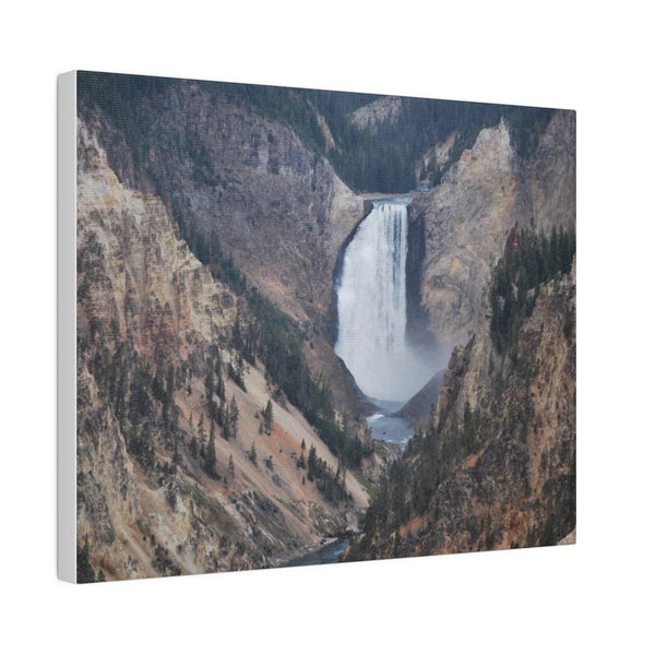 Grand Canyon of the Yellowstone National Park Waterfalls Art Canvas Print 3 Sizes