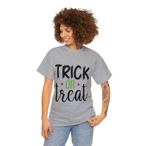 Trick or Treat Halloween Unisex Heavy Cotton Tee 3 colors