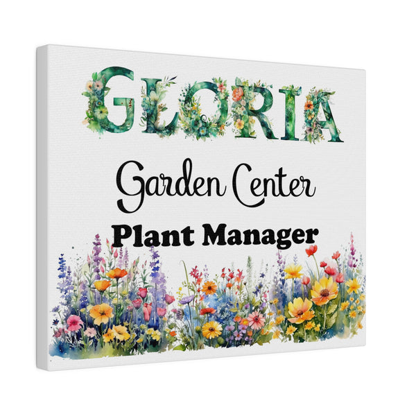 Gifts for Gardeners Personalized Matte Canvas Sign, Stretched, Home Décor GardeningGifts for Gardeners Personalized Matte Canvas Sign, Stretched, Home Décor Gardening