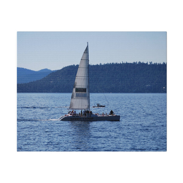 Lake Tahoe Sailboat Art Canvas Print 3 Sizes Premium Gallery Quality