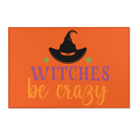 Witches Be Crazy Halloween Area Rugs Holiday Home Décor Durable