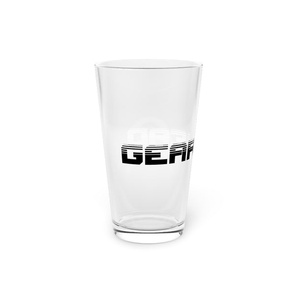 Gift for Gearheads Gearhead Pint Glass, 16oz Beer Tumbler