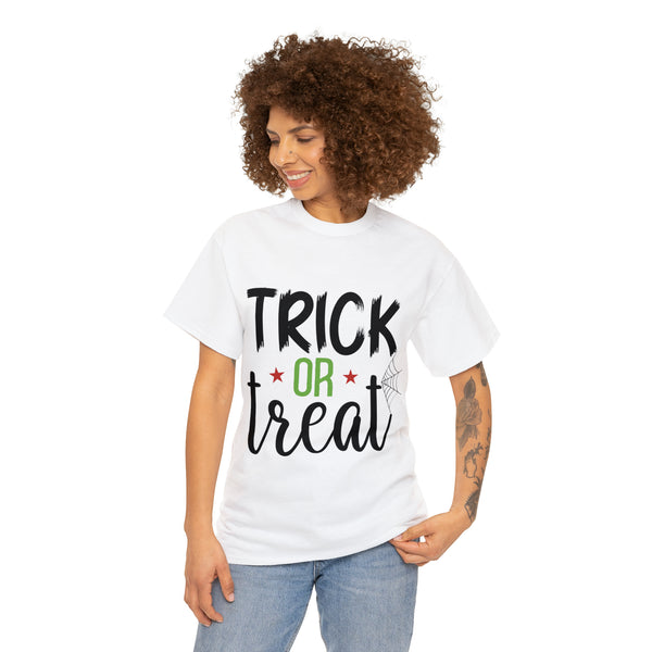 Trick or Treat Halloween Unisex Heavy Cotton Tee 3 colors