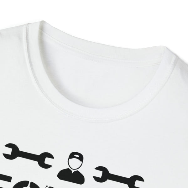 Gift for Gearheads Funny Mechanic Rates Unisex Softstyle T-Shirt for Guys