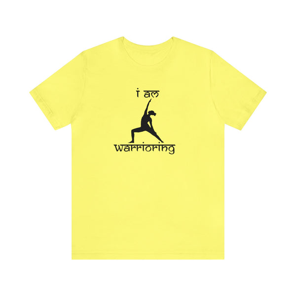 Gifts for Yoga Lovers Peaceful Warrior Pose Unisex Jersey Short Sleeve Tee Cotton/Cotton-BlendGifts for Yoga Lovers Peaceful Warrior Pose Unisex Jersey Short Sleeve Tee Cotton/Cotton-Blend