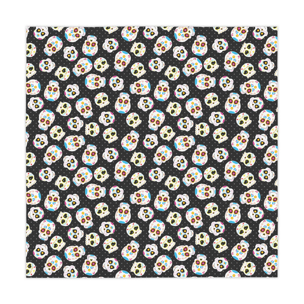 Black Sugarskull Tablecloth Décor Day of the Dead Party Table Covering
