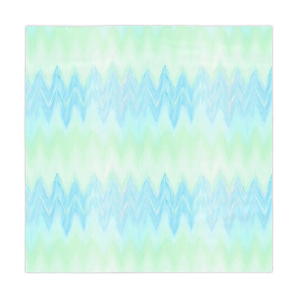 Blue Green Waves Tablecloth Décor Everyday Home Kitchen Living