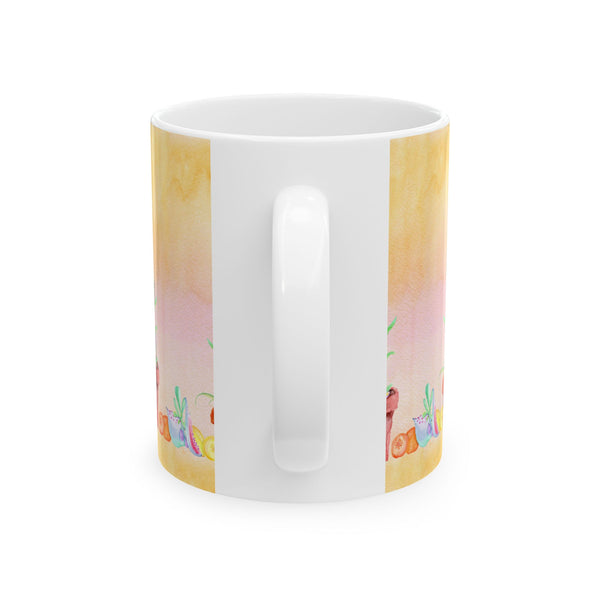 Garden Quote Coffee Mug “To Plant a Garden is to Dream of Tomorrow” Ceramic Cup