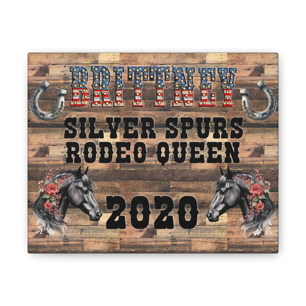 Gifts for Cowgirls Personalized Rodeo Canvas Home Decor 3 Sizes