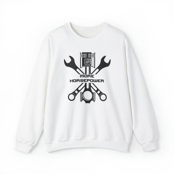 Gifts for Gearheads More Horsepower Unisex Heavy Blend™ Crewneck Sweatshirt