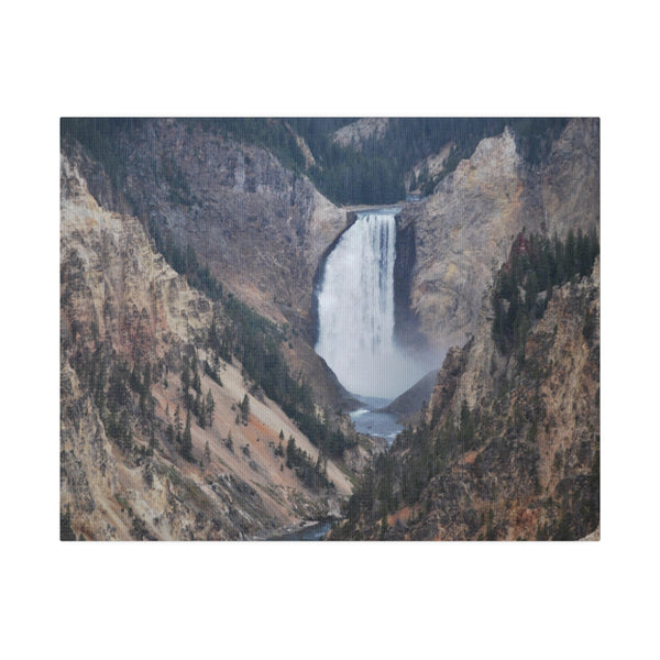 Grand Canyon of the Yellowstone National Park Waterfalls Art Canvas Print 3 Sizes