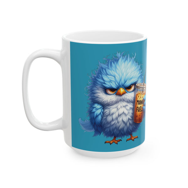 Grumpy Bird Coffee Mug - Funny Bird Ceramic Cup, Cute Gift Coffee Lovers