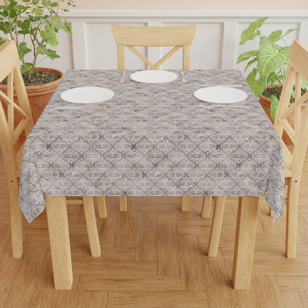 Grey Pattern Tablecloth Home Décor