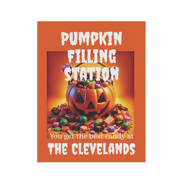 Halloween Garden Banner, Fall Home Decor, Personalized Yard Sign, Pumpkin Theme Decoration, Trick or Treat Sign