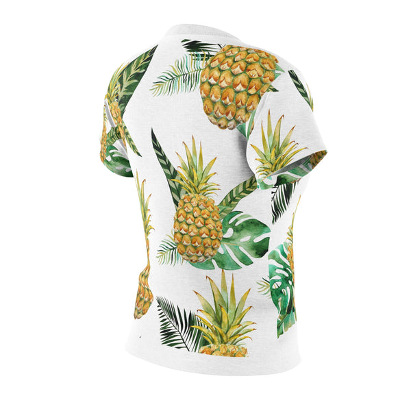 Pineapple Women's Cut & Sew Tee (AOP) Welcome Tropical Shirt for Women