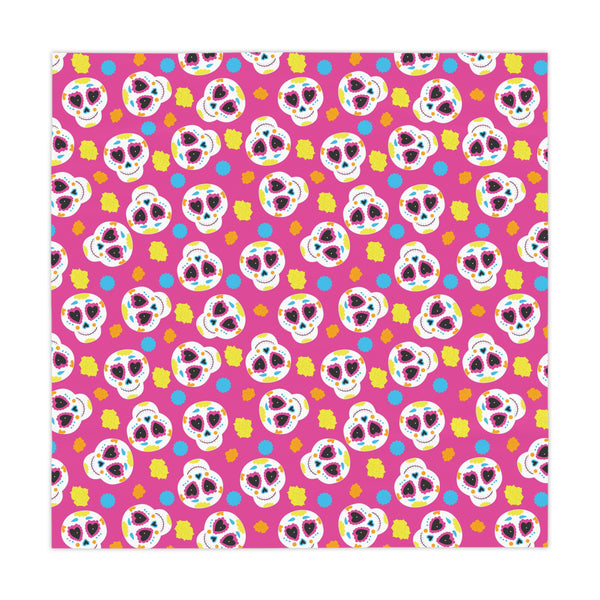Pink Sugarskull Tablecloth Décor Day of the Dead