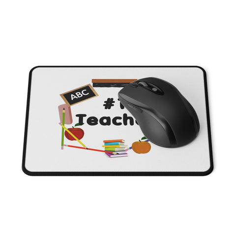Number 1 Teacher Non-Slip Mouse Pads Home Office Décor Gift 
