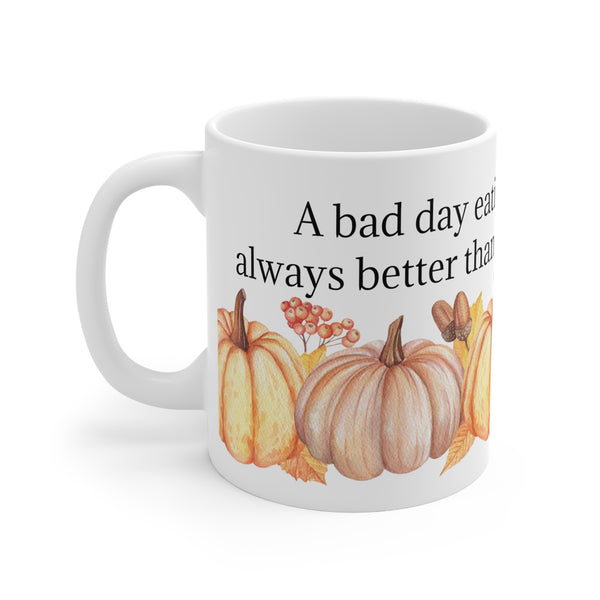 Pumpkin Pie Coffee Mug 2-Sizes 11oz/15oz Dishwasher Microwave Safe