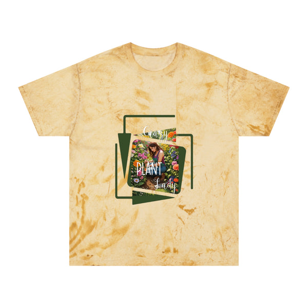Crazy Plant Lady Unisex Color Blast T-Shirt Colorful Flowers