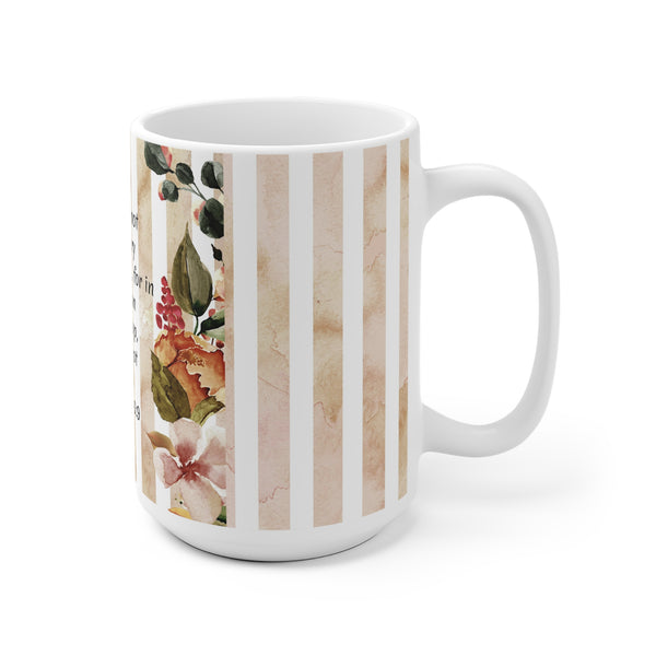 Sunflower Bible Verse Coffee Mug Let Us Not Grow Weary