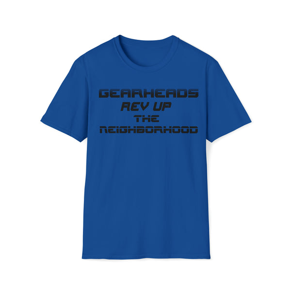 Gifts for Gearheads Rev Up Unisex Softstyle T-Shirt for Guys