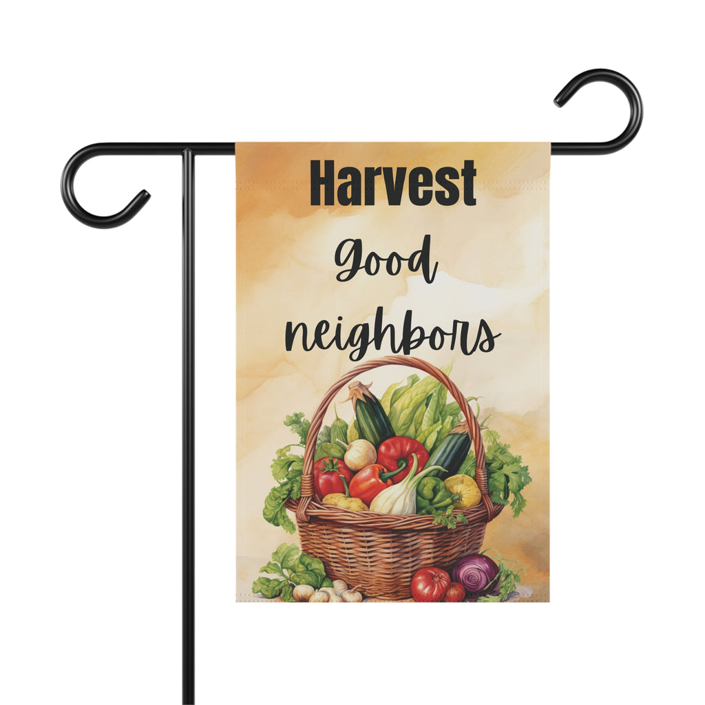 Harvest Good Neighbors Garden Flag & House Banner