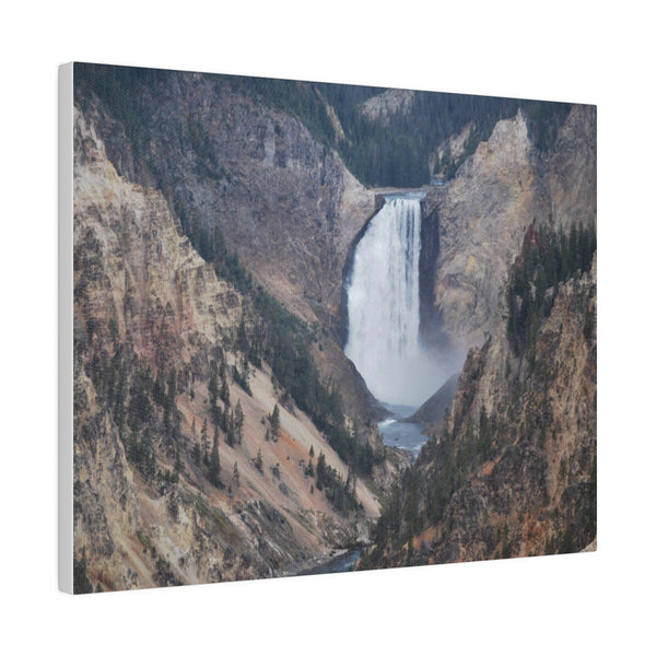 Grand Canyon of the Yellowstone National Park Waterfalls Art Canvas Print 3 Sizes