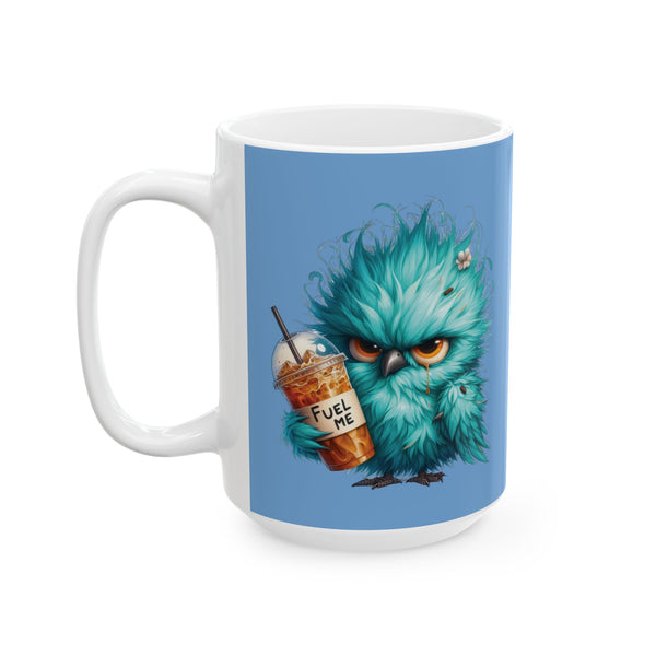 Grumpy Bird Coffee Mug - Funny Bird Ceramic Cup, Cute Gift Coffee Lovers