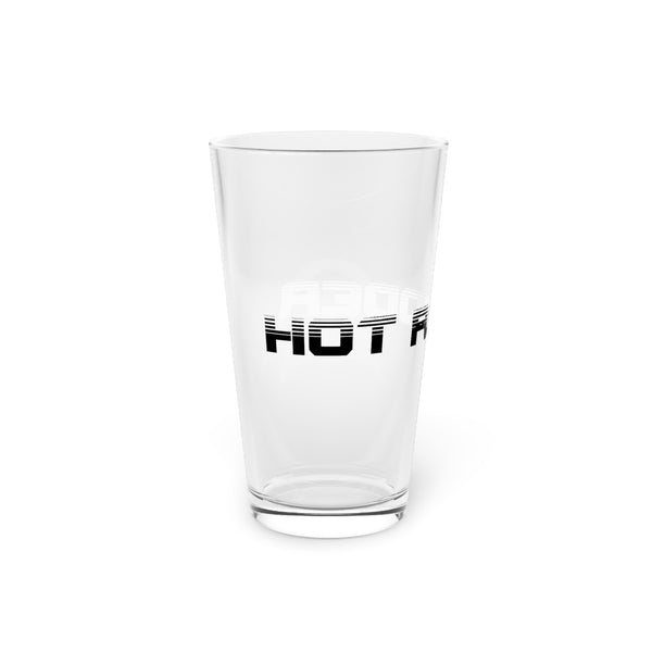 Gift for Gearheads Hot Rodder Pint Glass, 16oz Beer Tumbler