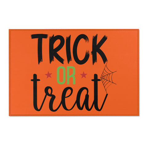 Trick or Treat Halloween Area Rugs Holiday Home Décor Durable
