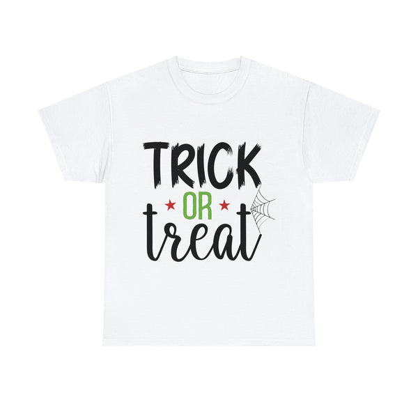 Trick or Treat Halloween Unisex Heavy Cotton Tee 3 colors
