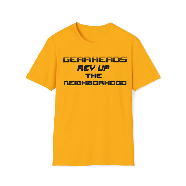 Gifts for Gearheads Rev Up Unisex Softstyle T-Shirt for Guys