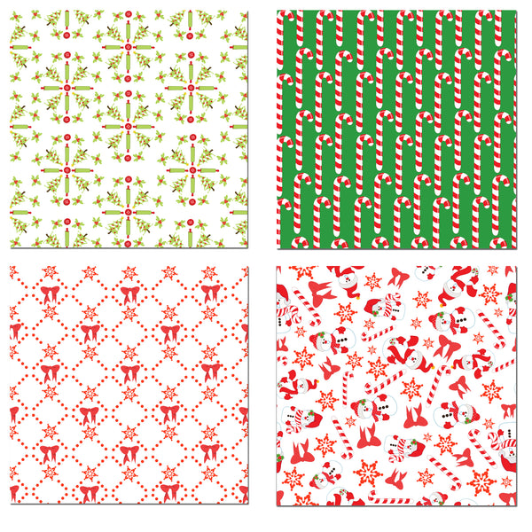 Handmade Mini Christmas Cards – Set of 12 | 3x3 Holiday Gift Notes