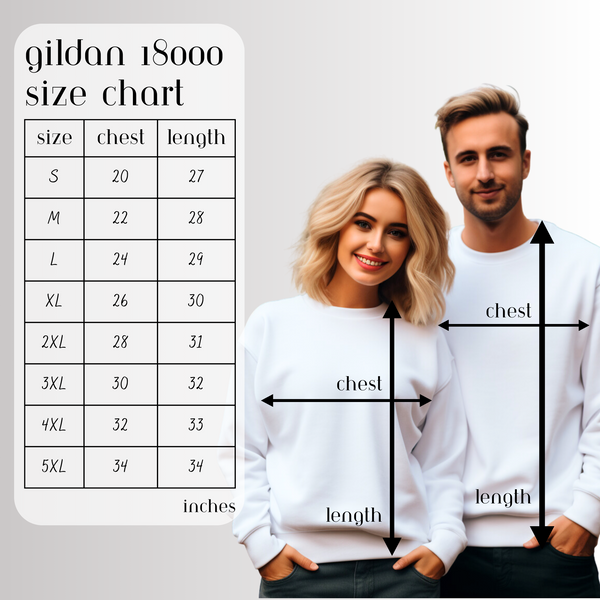 Gilden 18000 Size Chart