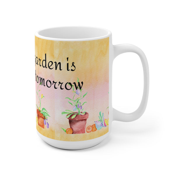 Dishwasher & Microwave Safe Garden Coffee Mug