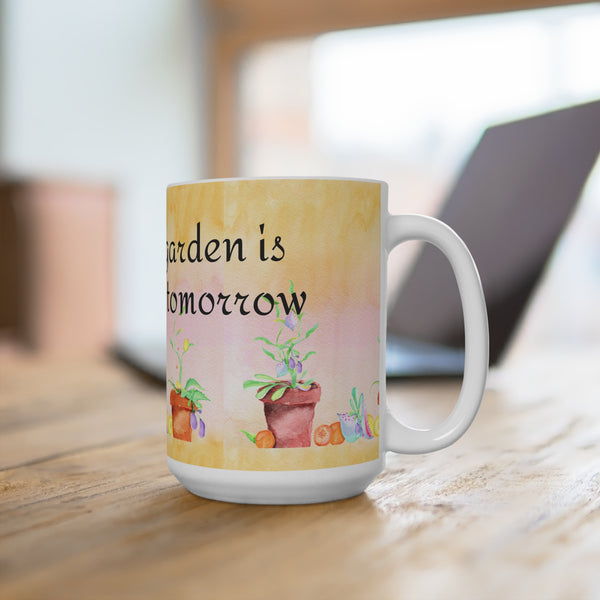 Dishwasher & Microwave Safe Garden Coffee Mug