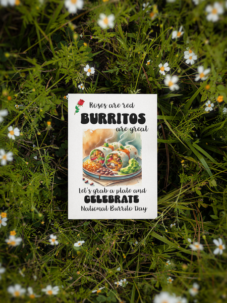 National Burrito Day Greeting Cards