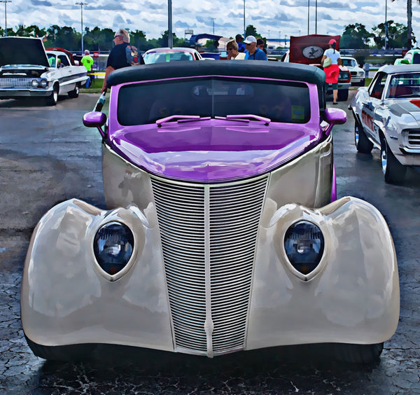 1937 Ford Hotrod Non-Slip Mouse Pads Home Office Décor