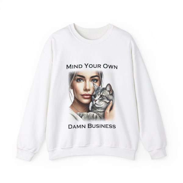 White Cat Lady Sweatshirt for Women