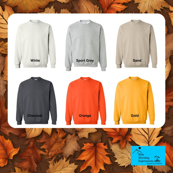Fall Sweatshirts for Women Color Samples