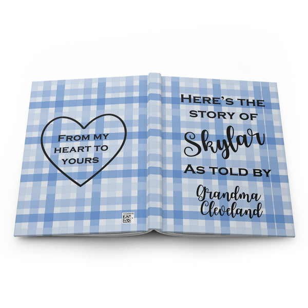 Gifts for Grandma Grandparents' Personalized Hardcover Notebooks and Journals Matte Keepsake Memory Book