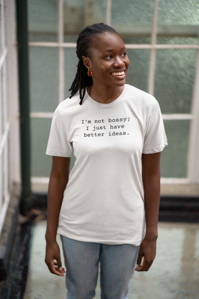 Not Bossy Women's Sarcastic T-shirt, Funny Sarcastic T shirts, Sarcastic Shirts,