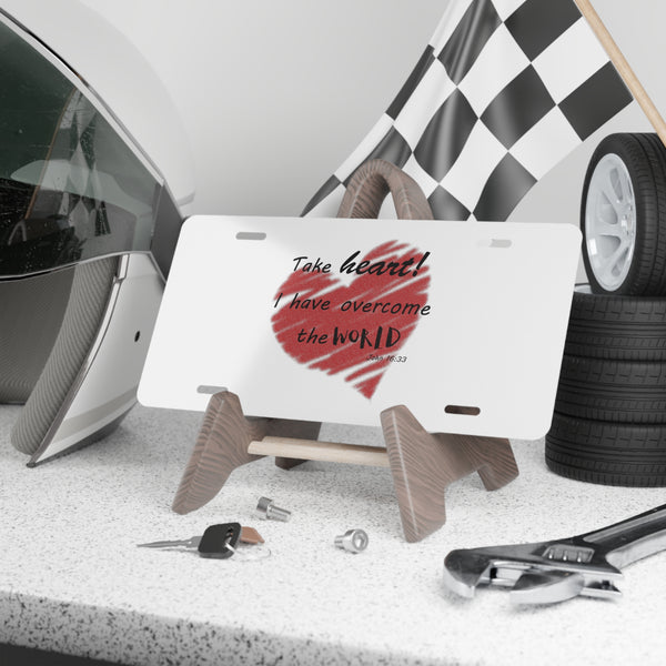 Bible verse custom front license plate